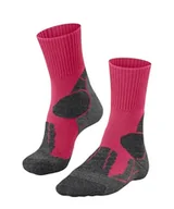 Skarpetki damskie - FALKE Kobiety Skarpety do wędrówek TK1 Adventure W So Wełna przeciw pęcherzom grube 1 Para, Różowy Rose 8565, 35-36 - miniaturka - grafika 1