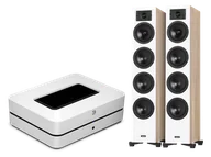 Zestawy stereo - Bluesound POWERNODE (biały) + Diva 6 (dąb) - miniaturka - grafika 1