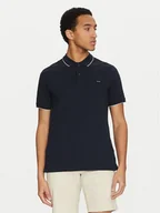 Koszulki męskie - Calvin Klein Polo K10K112751 Granatowy Regular Fit - miniaturka - grafika 1