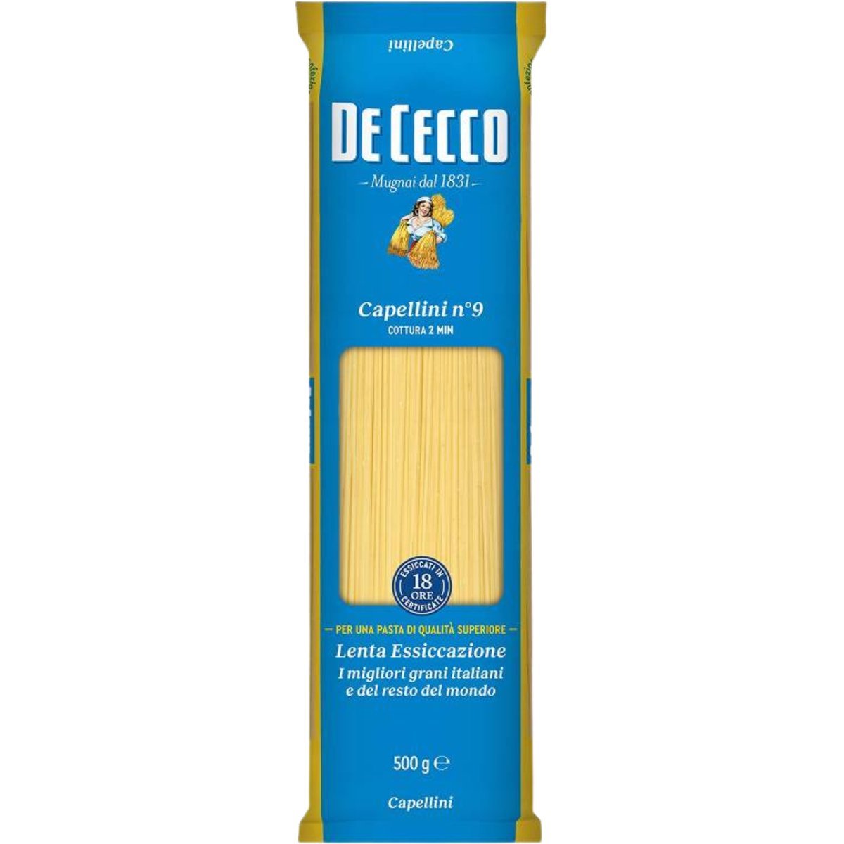 De Cecco Capellini n.9 włoski makaron długi 500g