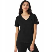 Koszulki i topy damskie - Koszulka damska Champion czarna 117536 KK001 S - miniaturka - grafika 1