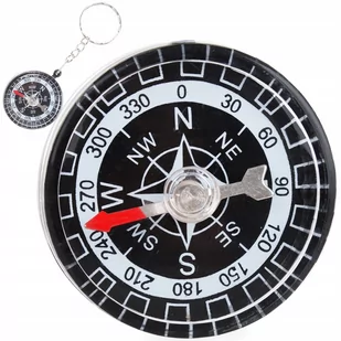 Kompas Busola Turystyczny Brelok Kieszonkowy - Kompasy - miniaturka - grafika 1