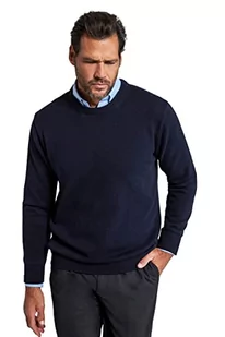 JP 1880 Męska bluza duże rozmiary duże rozmiary odzież męska L-8XL sweter, okrągły dekolt, haft JP1880, bawełna 708261, granatowy, 3XL - Swetry męskie - miniaturka - grafika 1