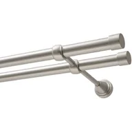 Karnisze - Karnisz DECASTYL Luna Podwójny 200 cm Chrom Satyna - miniaturka - grafika 1