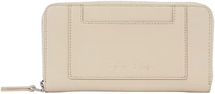 Calvin Klein Damski zestaw CK z zamkiem błyskawicznym wokół dużych portfeli, Doeskin, jeden rozmiar, Doeskin, Rozmiar Uniwersalny - Portfele - miniaturka - grafika 1