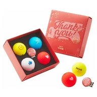 Golf - Piłki golfowe VOLVIK THANK YOU PACK (zestaw 4 super piłek z markerem) - miniaturka - grafika 1