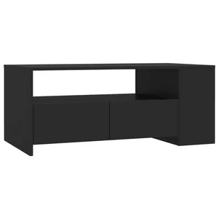 Lumarko Stolik kawowy, czarny, 102x55x42 cm, materiał drewnopochodny - Ławy i stoliki kawowe - miniaturka - grafika 3