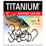 Inne akcesoria dla wędkarzy - TITANIUM Haczyki Karpiowe Iseama R.4 - miniaturka - grafika 1