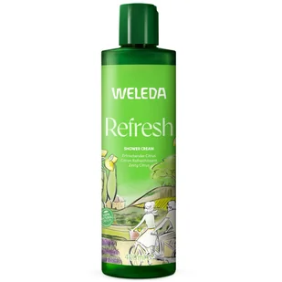 Weleda Refresh, kremowy płyn pod prysznic z cytrusami, 400 ml - Żele pod prysznic dla mężczyzn - miniaturka - grafika 1