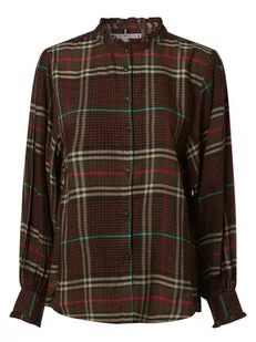 Tommy Hilfiger - Bluzka damska, zielony - Koszule damskie - miniaturka - grafika 1