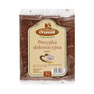 Posypka kakaowa Orzeszek 70 g - Dodatki do ciast w proszku Posypka kakaowa Orzeszek 70 g - Dodatki do ciast w proszku - miniaturka - grafika 1