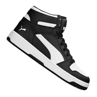 Sneakersy damskie - PUMA Buty sportowe unisex Rebound Layup Sl Jr wysokie sneakersy, czarny - Puma Black Puma White 01-39 eu - grafika 1