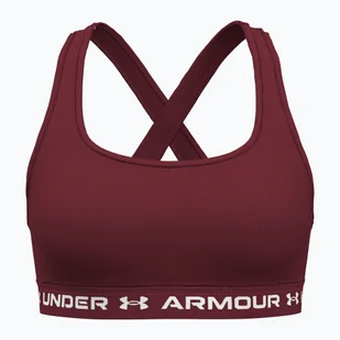 Biustonosz treningowy Under Armour Crossback Mid cardinal/cardinal | WYSYŁKA W 24H | 30 DNI NA ZWROT - Bielizna sportowa damska - miniaturka - grafika 1