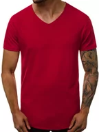 Koszulki męskie - T-SHIRT MĘSKI BORDOWY OZONEE O/2309 - Ozonee - miniaturka - grafika 1