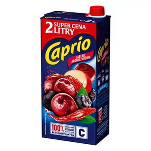 Tymbark Napój Caprio jabłko aronia wiśnia 2 l - Soki i napoje niegazowane - miniaturka - grafika 1