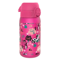 Bidony dla dzieci - Butelka ION8 BPA Free I8RF350PPCATS Cats - miniaturka - grafika 1
