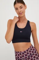 Bielizna sportowa damska - Tommy Hilfiger biustonosz sportowy kolor granatowy gładki - miniaturka - grafika 1