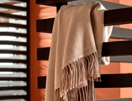 Koce - Blanc Des Vosges Pled z wełny merynosa Cosy Chanvre - miniaturka - grafika 1