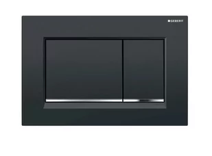 Geberit Sigma30 Przycisk spłukujący WC czarny mat 115.883.16.1 - Przyciski spłukujące - miniaturka - grafika 1