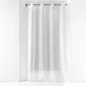 Firany - Firanka do salonu na przelotkach FANTASY, wzór w kwadraty,140 x 240 cm - miniaturka - grafika 1