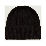 Czapki damskie - Tommy Hilfiger Czapka z dodatkiem wełny - miniaturka - grafika 1