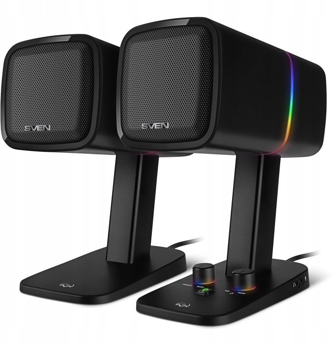 Głośniki komputerowe Sven SVEN G600 – głośniki 30W, RGB, Bluetooth, AUX, mikrofon, słuchawki, regulacja barwy