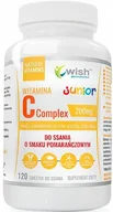 Witaminy i minerały dla sportowców - Wish Pharmaceutical Witamina C-Complex Junior 200 mg - 120 tabs - miniaturka - grafika 1