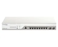 Switche - D-Link DBS-2000-10MP/E łącza sieciowe Zarządzany L2 Gigabit Ethernet (10/100/1000) Obsługa PoE Szary - miniaturka - grafika 1