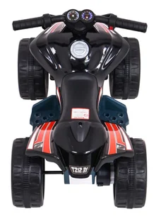 Quad Little Monster na akumulator dla najmłodszych Czarny Napęd 25W - Samochody i pojazdy dla dzieci - miniaturka - grafika 7