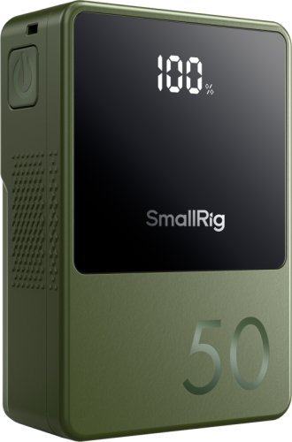 Akumulator SmallRig SmallRig 4872 V-Mount Mini Akumulator VB50, D-Tap, USB-A, USB-C, zielony
