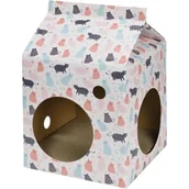 Drapaki dla kotów - AniOne Budka do drapania Amy 34 x 34 x 50 cm - miniaturka - grafika 1