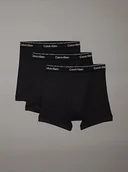Majtki męskie - Calvin Klein Majtki Bokserki (3 PARY) czarne 000NB4003A001 Rozmiar M - miniaturka - grafika 1