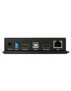 Przełączniki KVM - Lindy LINDY CAT6 HDMI & USB KVM Extender KVM Audio Extender USB up to 50m 39371 - miniaturka - grafika 1