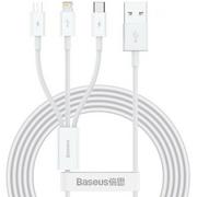 Kable USB - Baseus Kabel 3w1 Usb do micro Lightning Typ C 1.5m - miniaturka - grafika 1
