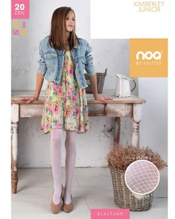 Noq by Knittex Dziecięce rajstopy Kimberley Junior 20 den bianco, 134-140 - Rajstopy dziecięce Noq by Knittex Dziecięce rajstopy Kimberley Junior 20 den bianco, 134-140 - Rajstopy dziecięce - miniaturka - grafika 1