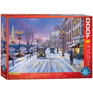 Eurographics Puzzle 1000 elementów. Wigilia w Paryżu, Dominic Davison - Puzzle - miniaturka - grafika 2