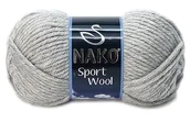 Pasmanteria - włóczka SPORT WOOL kolor: 195 / jasny szary - miniaturka - grafika 1