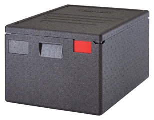 Pojemnik termoizolacyjny Cam GoBox ładowany od góry, 600x400 mm, Cambro, 80L, czarny, 690x490x(H)370mm - Pojemniki kuchenne - miniaturka - grafika 1