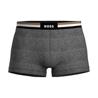 Kąpielówki męskie - BOSS Men's Motion Trunk, Black, XL, czarny - miniaturka - grafika 1