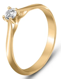 PIĘKNY ZŁOTY PIERŚCIONEK ZARĘCZYNOWY Z BIAŁYM KAMIENIEM LIVI 14KT 585 - Pierścionki PIĘKNY ZŁOTY PIERŚCIONEK ZARĘCZYNOWY Z BIAŁYM KAMIENIEM LIVI 14KT 585 - Pierścionki - miniaturka - grafika 1