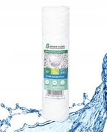 Wkłady filtrujące - Filtr wody wkład sznurkowy 10" 10 mikron Green Filter - miniaturka - grafika 1