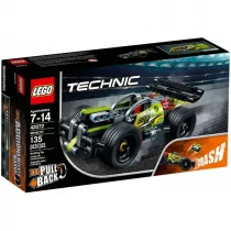 LEGO Technic Żółta wyścigówka 42072 - Klocki - miniaturka - grafika 3