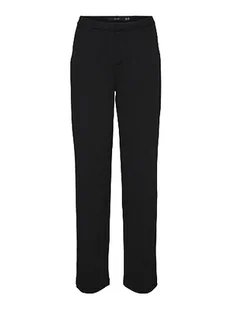 Vero Moda Vmzamira Mr Slim Straight Pant Ga Knit Spodnie Damskie, Czarny, XL - Spodnie damskie - miniaturka - grafika 1