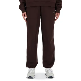 Spodnie New Balance WP33513KCF - brązowe - Spodnie sportowe damskie - miniaturka - grafika 1