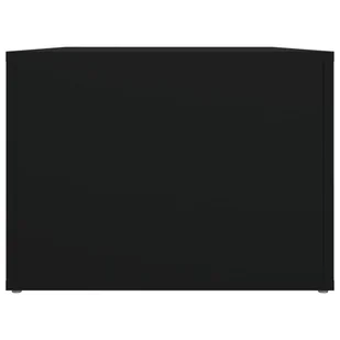 Lumarko Stolik kawowy, czarny, 80x50x36 cm, materiał drewnopochodny - Ławy i stoliki kawowe - miniaturka - grafika 8