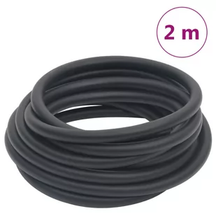 vidaXL Hybrydowy wąż pneumatyczny, czarny, 2 m, guma i PVC - Akcesoria pneumatyczne - miniaturka - grafika 1