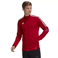Bluzy męskie - Adidas, Bluza męska, TIRO 21 Track Jacket GM7308, czerwony, rozmiar L - miniaturka - grafika 1