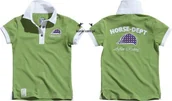 Koszulki jeździeckie - EKKIA Koszulka polo HORSE DEPT - zielony - miniaturka - grafika 1