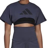 Bluzki damskie - Koszulka damska Adidas Yoga Tee bawełniana top-L - miniaturka - grafika 1