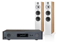 Zestawy stereo - NAD C 379 (czarny) + 603 S3 (dąb) - miniaturka - grafika 1